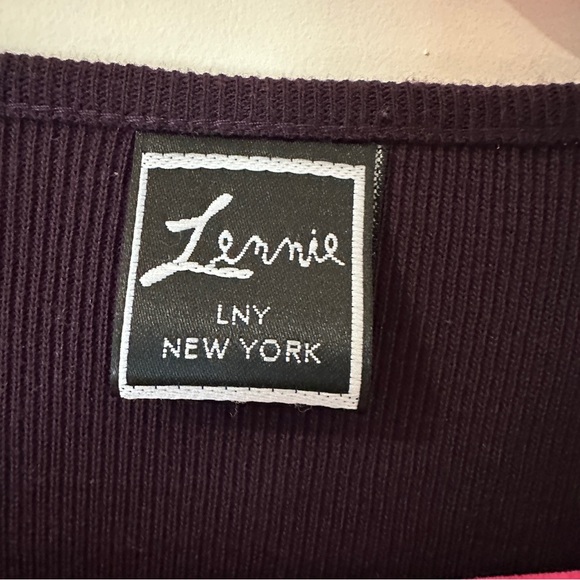 Lennie LNY New York lightweight sweater top burgundy XL with fringe detailing - Picture 9 of 10